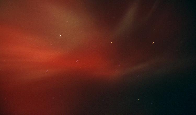 aurora overhead, Glasgow, 1991