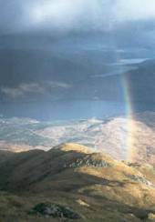 Loch Arklet and Loch Lomond from Ben Narnain